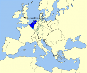 Alankomaat kartalla